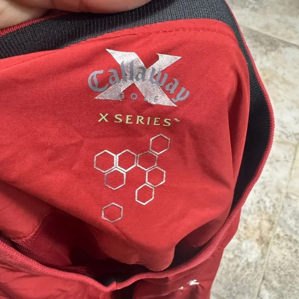 Callaway Golf X Series Pullover Mens Large Jacket V-Neck Windbreaker Long Sleeve - Picture 9 of 11